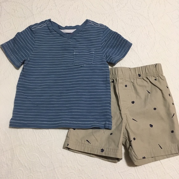 18m (4/$20) Cherokee Tee Matched with Carter’s Shorts - Picture 1 of 12